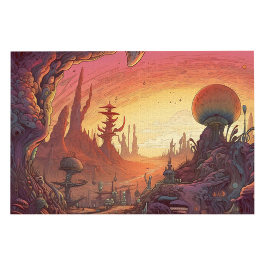 Extraterrestrial Fungi Realm - 1000 Piece Jigsaw Puzzle