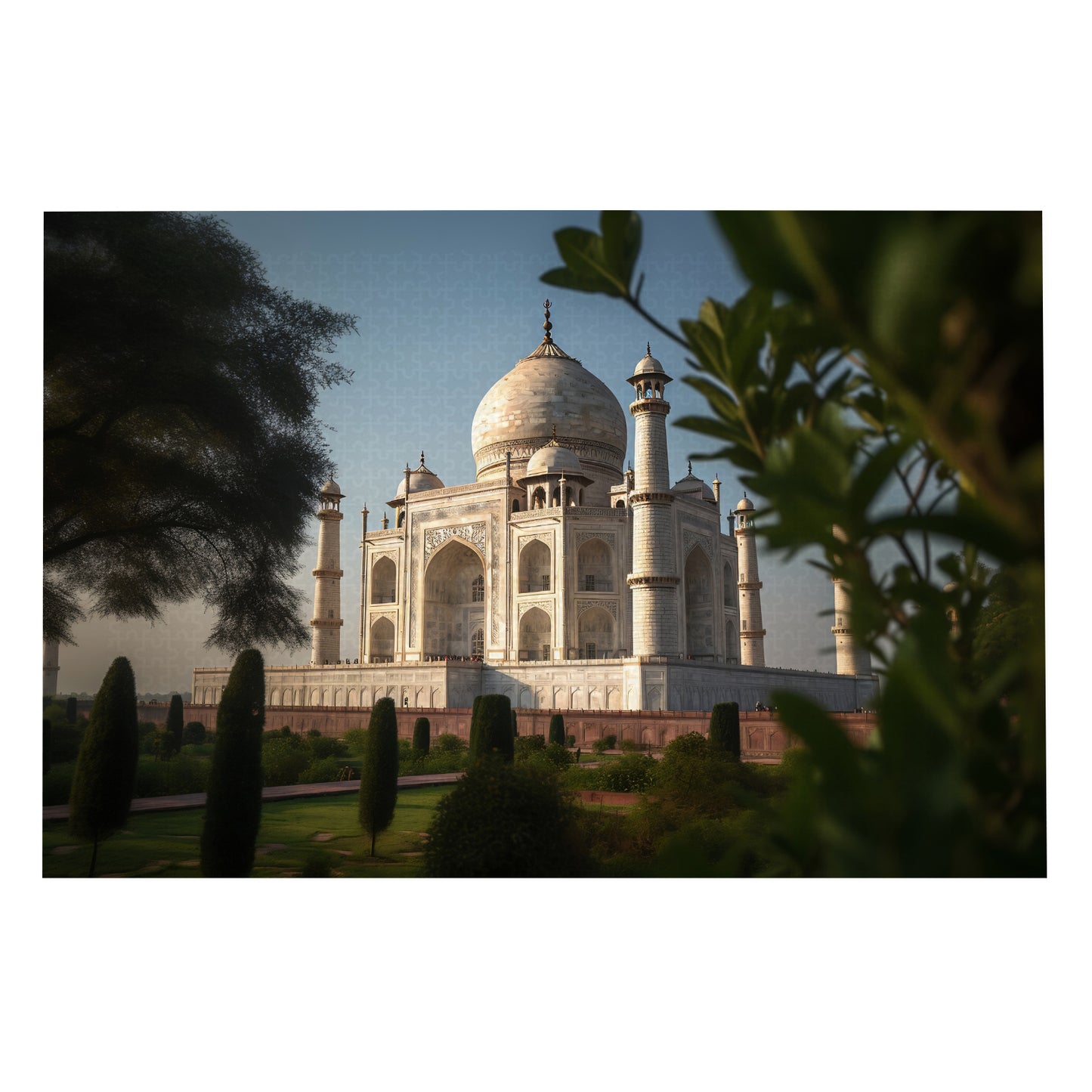 Taj Mahal Radiant Afternoon - 1000 Piece Jigsaw Puzzle