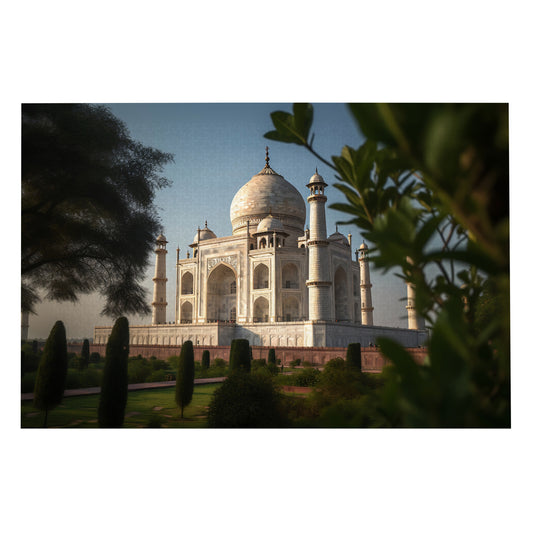 Taj Mahal Radiant Afternoon - 1000 Piece Jigsaw Puzzle