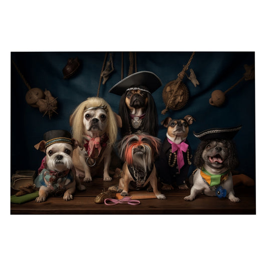 Sea Pup Adventure: Dogs in Seafaring Costumes - 1000 Piece Jigsaw Puzzle