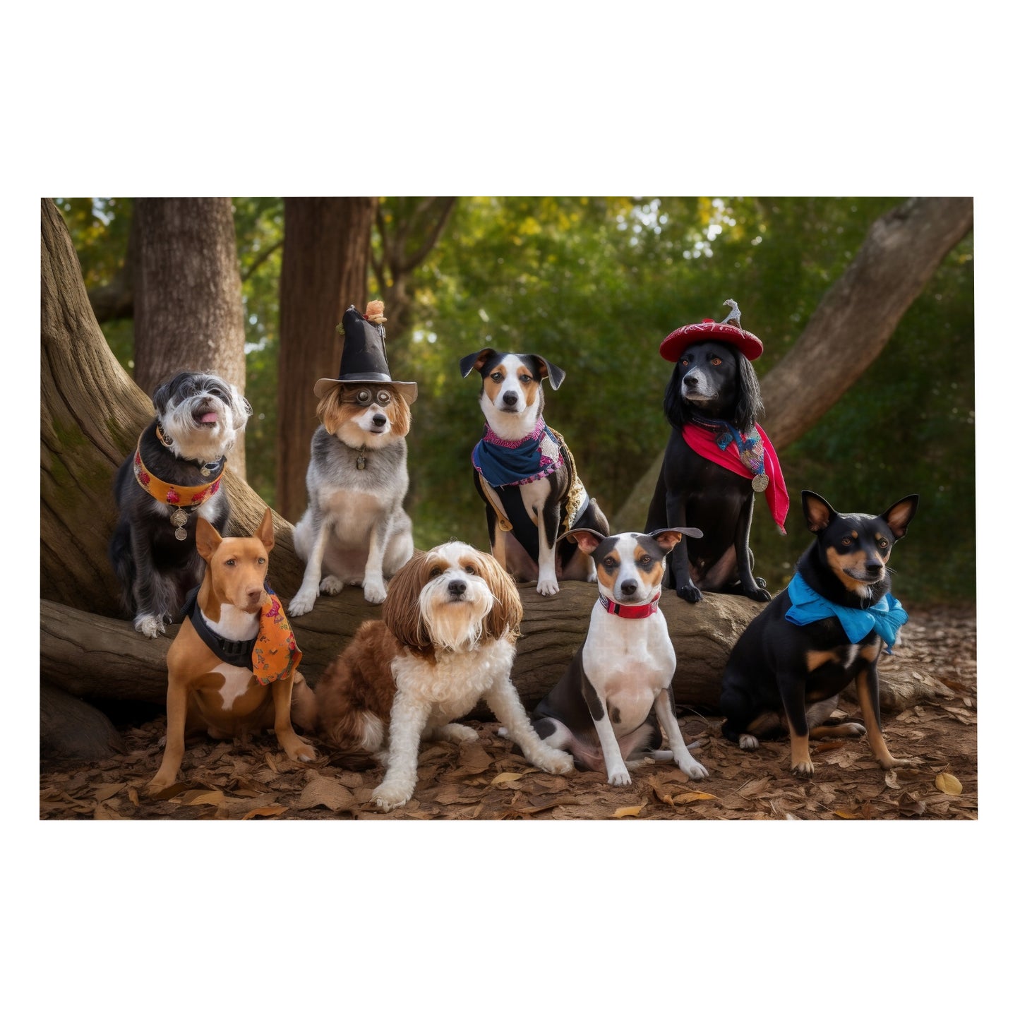 Canine Carnival: Dogs in Costume - 1000 Piece Jigsaw Puzzle